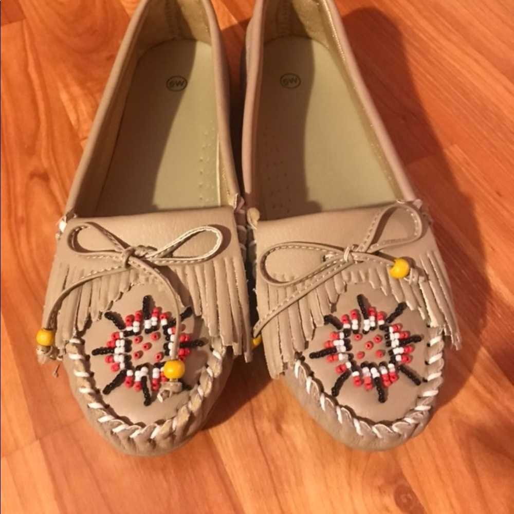 Leather loafers
